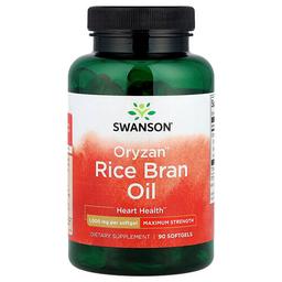 Swanson Vitamins Oryzan Rice Bran Oil 1 000 Mg 90 Softgels