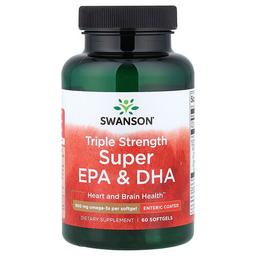 Swanson Vitamins Super Epa Dha 900 Mg 60 Softgels