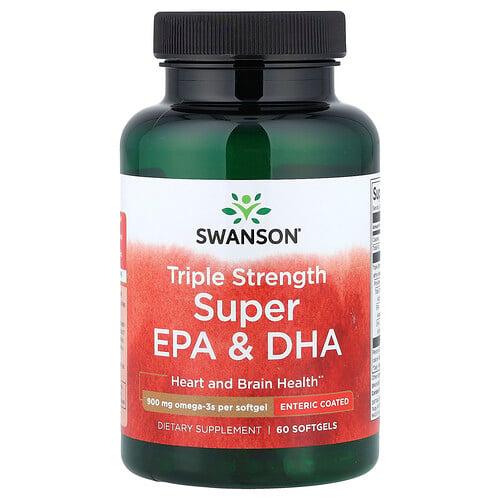 Swanson Vitamins Super Epa Dha 900 Mg 60 Softgels