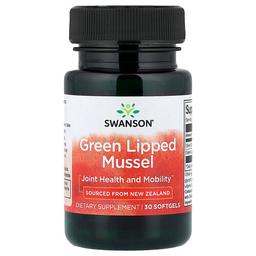 Swanson Vitamins Green Lipped Mussel 30 Softgels
