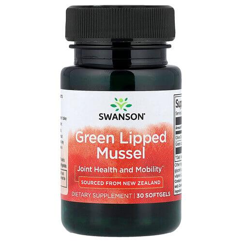 Swanson Vitamins Green Lipped Mussel 30 Softgels