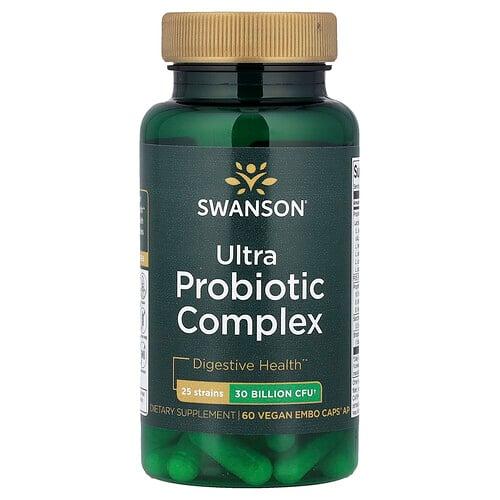 Swanson Vitamins Ultra Probiotic Complex 60 Vegan Embo Caps Ap