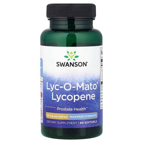Swanson Vitamins Lyc O Mato Lycopene 60 Softgels
