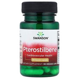 Swanson Vitamins Pterostilbene 50 Mg 30 Veggie Caps