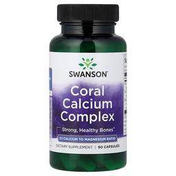 Swanson Vitamins Coral Calcium Complex 90 Capsules