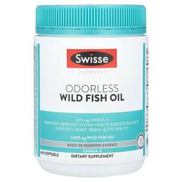 Swisse Ultiboost Odorless Wild Fish Oil 1 000 Mg 400 Softgels