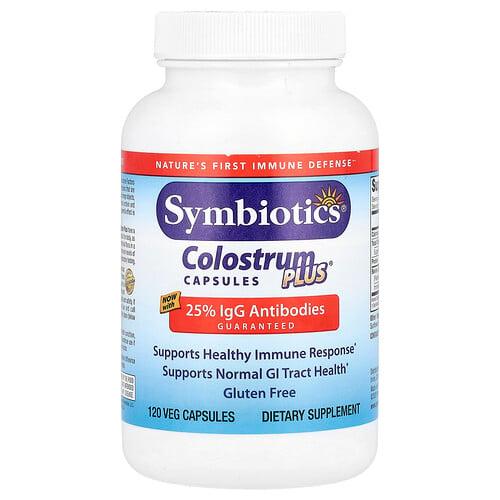 Symbiotics Colostrum Plus 120 Veg Capsules