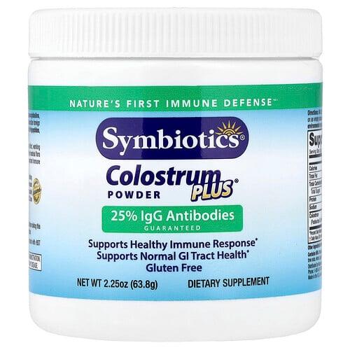 Symbiotics Colostrum Plus Powder 2 25 Oz 63 8 G