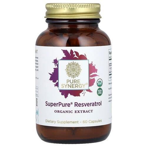Pure Synergy Superpure Resveratrol 60 Capsules