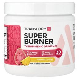 Transformhq Super Burner Thermogenic Drink Mix Pineapple Guava 9 6 Oz 270 G