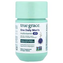 True Grace One Daily Men S Multivitamin 40 30 Vegan Tablets