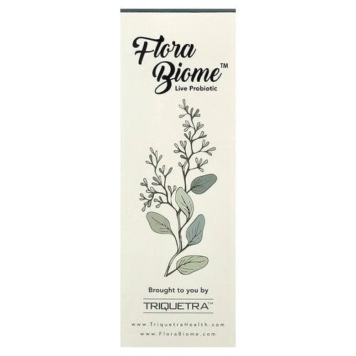 Triquetra Health Flora Biome Live Probiotic Liquid Supplement 16 Fl Oz 473 Ml