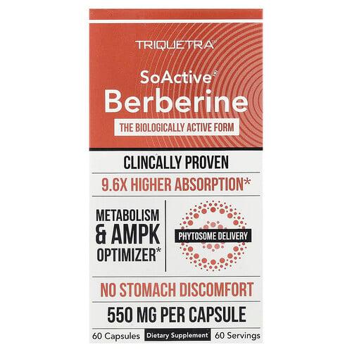 Triquetra Health Soactive Berberine 60 Capsules