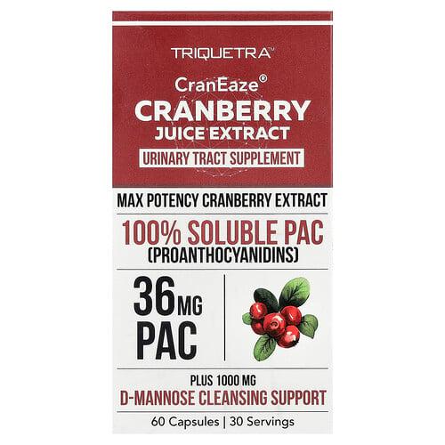 Triquetra Health Craneaze Cranberry Juice Extract 60 Capsules