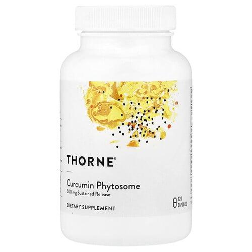 Thorne Curcumin Phytosome Sustained Release 120 Capsules 250 Mg Per Capsule