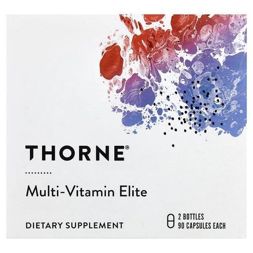 Thorne Multi Vitamin Elite A M P M 2 Bottles 90 Capsules Each