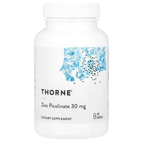 Thorne Zinc Picolinate 30 Mg 180 Capsules
