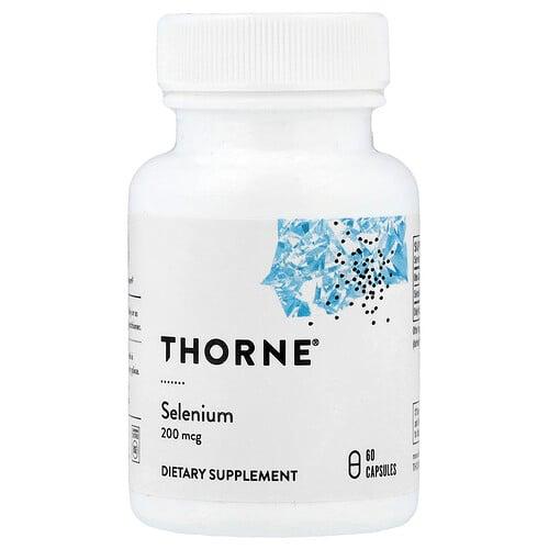 Thorne Selenium 200 Mcg 60 Capsules