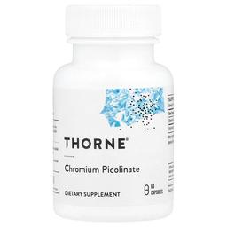 Thorne Chromium Picolinate 60 Capsules 500 Mcg Per Capsule