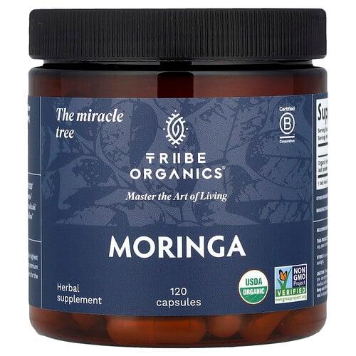 Tribe Organics Moringa 120 Capsules 600 Mg Per Capsule
