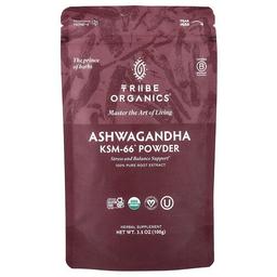 Tribe Organics Ashwagandha Ksm 66 Powder 3 5 Oz 100 G