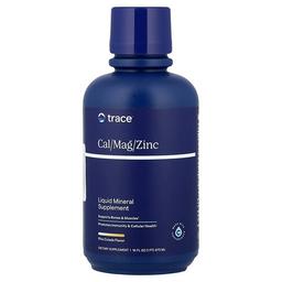 Trace Liquid Mineral Supplement Cal Mag Zinc Pina Colada 16 Fl Oz 473 Ml