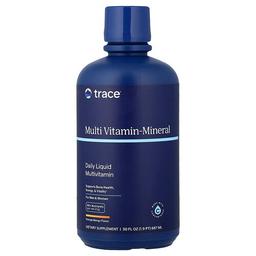 Trace Liquid Multi Vitamin Mineral For Men Women Orange Mango 30 Fl Oz 887 Ml