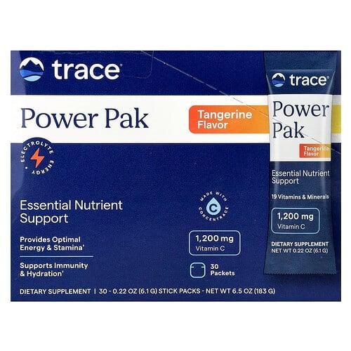 Trace Power Pak Tangerine 30 Stick Packs 0 22 Oz 6 1 G Each