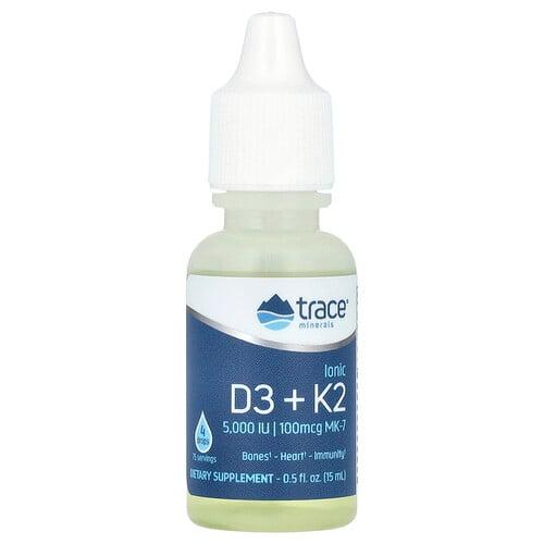 Trace Ionic D3 K2 0 5 Fl Oz 15 Ml