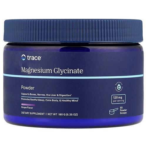 Trace Magnesium Glycinate Powder Grape 6 35 Oz 180 G product image