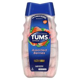 Tums Ultra Strength Antacid Assorted Berries 1 000 Mg 160 Chewable Tablets