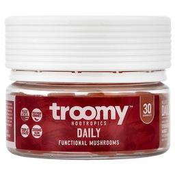 Troomy Nootropics Daily Functional Mushrooms Gummies Strawberry Mango 30 Gummies
