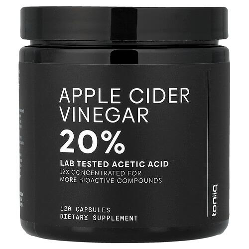 토니크 Toniiq, 사과 사이다 식초 20%, 120 캡슐 product image