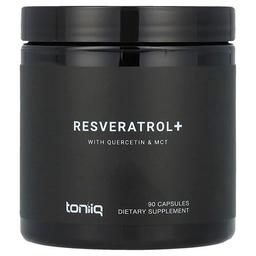 Toniiq Resveratrol With Quercetin Mct 90 Capsules