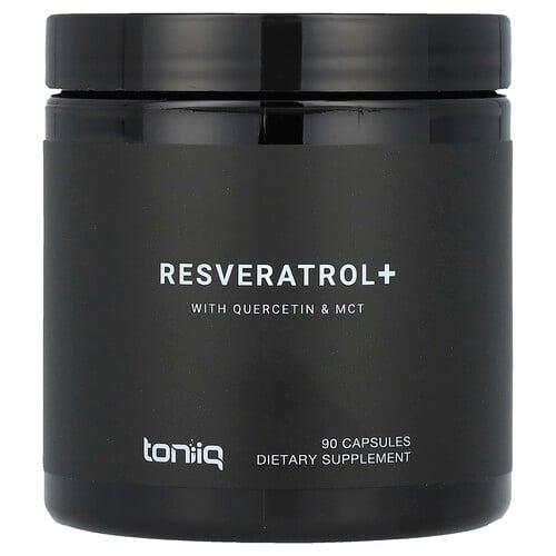 Toniiq Resveratrol With Quercetin Mct 90 Capsules product image