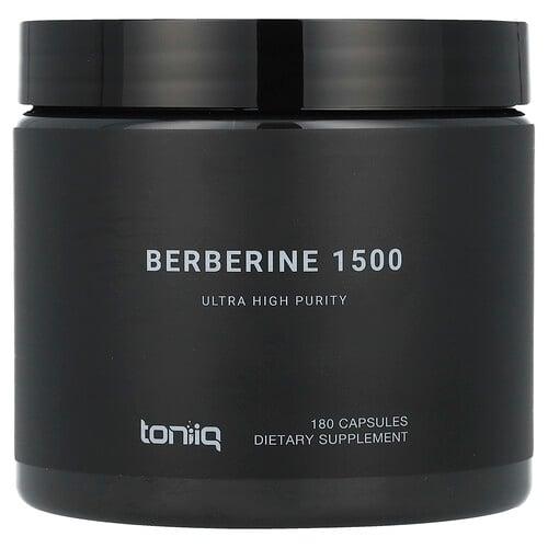 Toniiq Berberine 1500 180 Capsules 500 Mg Per Capsule