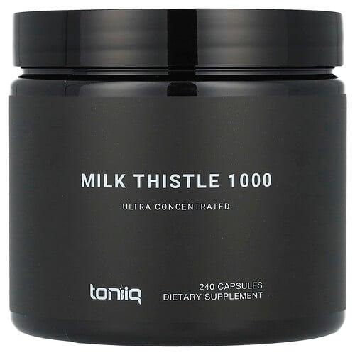 Toniiq Milk Thistle 1000 240 Capsules 500 Mg Per Capsule
