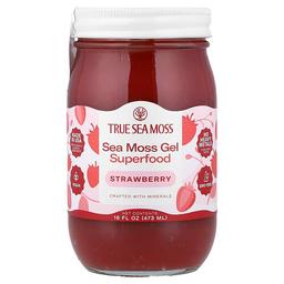 True Sea Moss Sea Moss Gel Superfood Strawberry 16 Fl Oz 473 Ml
