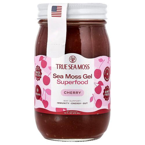 True Sea Moss Sea Moss Gel Superfood Cherry 16 Fl Oz 473 Ml