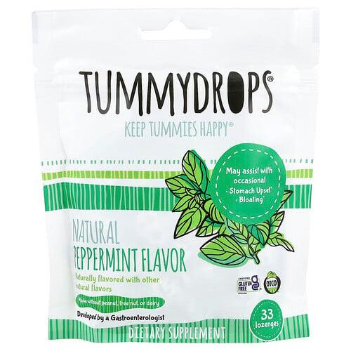 Tummydrops Natural Peppermint 33 Lozenges