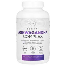 Typezero Clean Ashwagandha Complex 180 Capsules