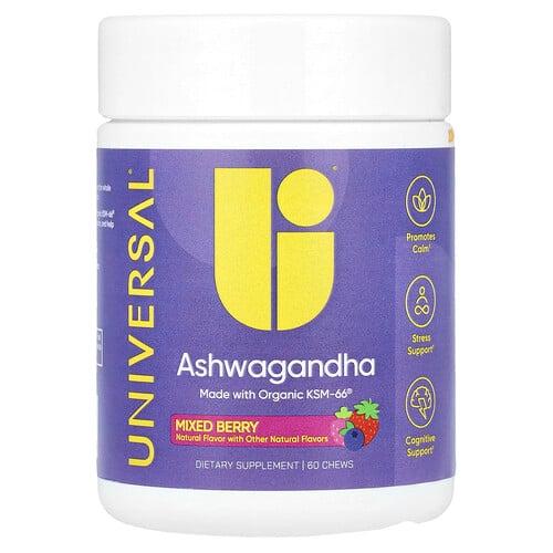 Universal U Ashwagandha Mixed Berry 60 Chews