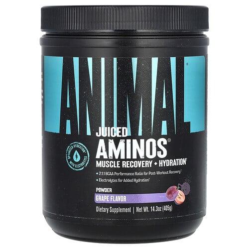 Animal Juiced Aminos Powder Grape 14 3 Oz 405 G