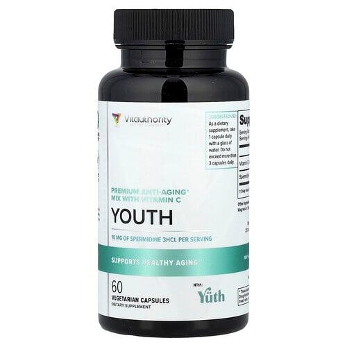 Vitauthority Youth Premium Anti Aging Mix With Vitamin C 60 Vegetarian Capsules