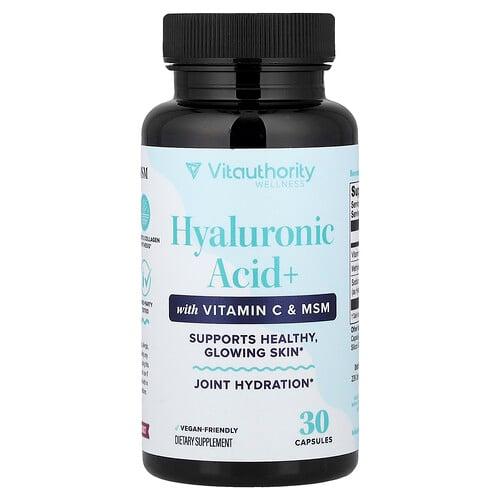 Vitauthority Hyaluronic Acid With Vitamin C Msm 30 Capsules product image