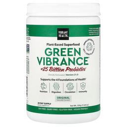 Vibrant Health Green Vibrance 25 Billion Probiotics Version 21 0 11 64 Oz 330 G