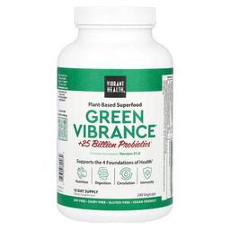 Vibrant Health Green Vibrance 25 Billion Probiotics Version 21 0 240 Vegicaps