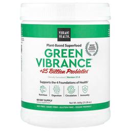 Vibrant Health Green Vibrance 25 Billion Probiotics Version 21 0 23 28 Oz 660 G