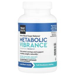 Vibrant Health Metabolic Vibrance Version 2 1 90 Vegetable Capsules