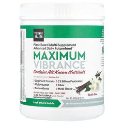 Vibrant Health Maximum Vibrance Version 7 0 Vanilla Bean 21 5 Oz 610 G